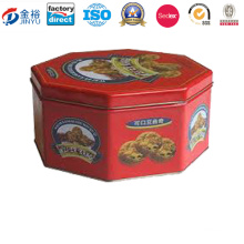 Popular Round Cookie Packing Metal Tin Cans Jy-Wd-2015120919